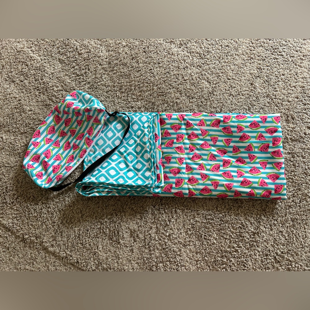 Watermelon Reversible Picnic Blanket